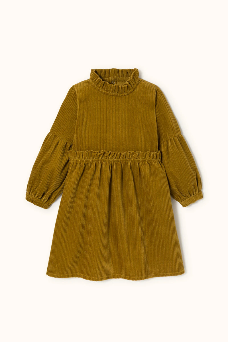 Robe Sanjani - Velours Tapenade - Enfant