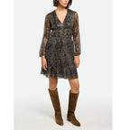 Sloana Dress - Black/Silver