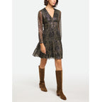 Sloana Dress - Black/Silver