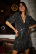 Vestido Sophie Cosmic Argent