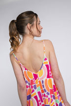 Vestido Stella Ettore Policromado