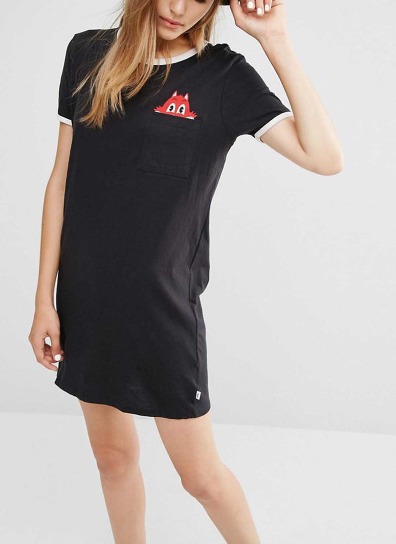 Vans - Robe Tee Shirt Dabs Myla X Vans - Black - Femme