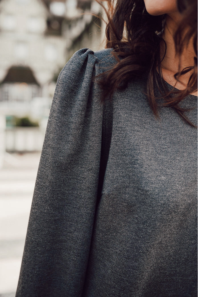 Robe Tess Gris Chiné