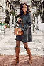 Robe Tess Gris Chiné