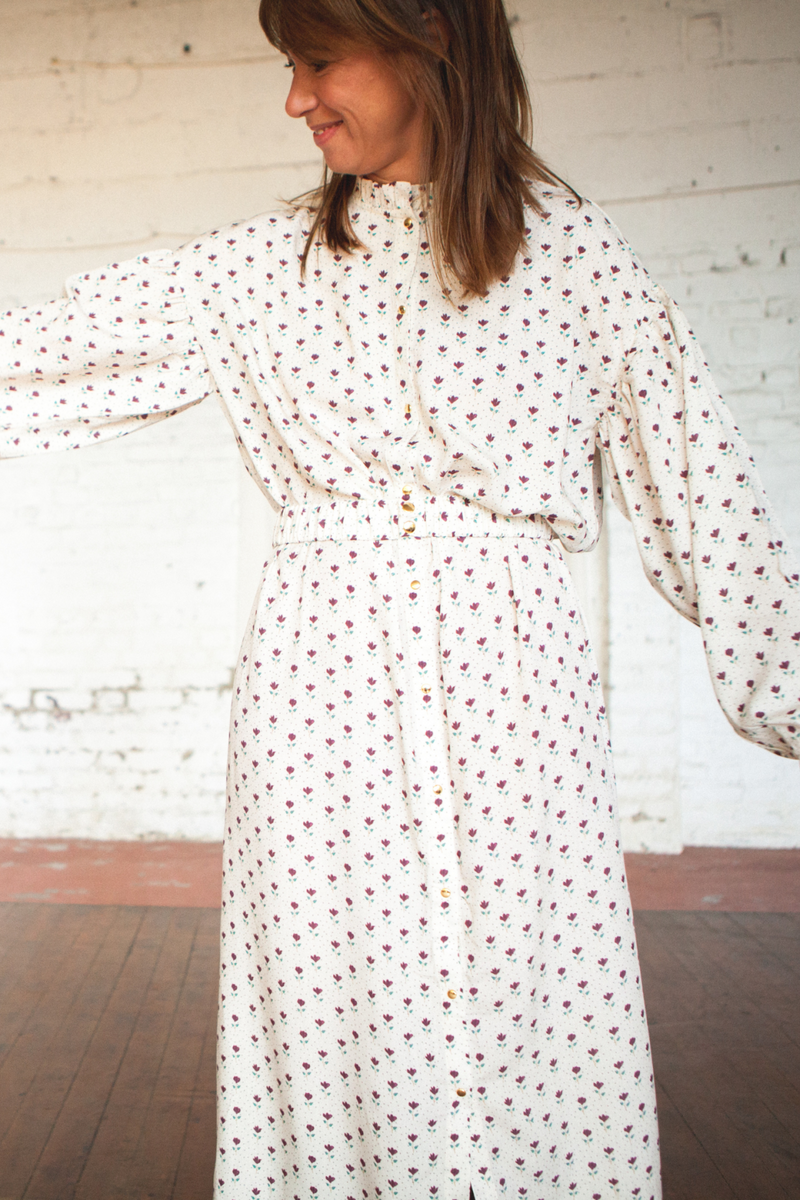 Robe Tilda - Cyclamen Coton - Femme