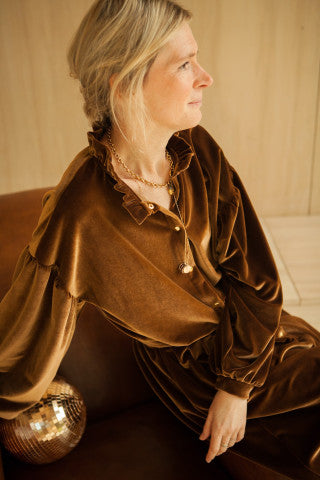 Robe Tilda - Velours Automne - Femme