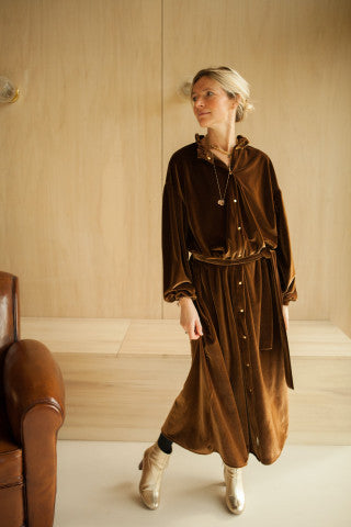 Robe Tilda - Velours Automne - Femme
