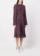 Stella Mccartney - Robe Tilted - Violet - Femme