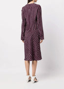 Stella Mccartney - Robe Tilted - Violet - Femme