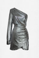 Plume Paris - Vestido Tixis - Plata