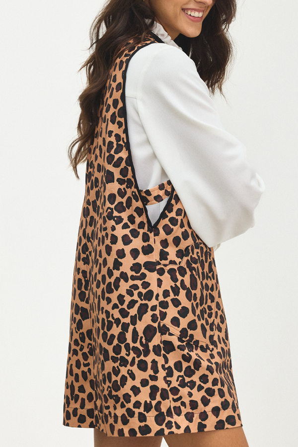 ROBE YUNA LÉOPARD