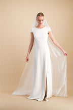 Velo lungo in chiffon