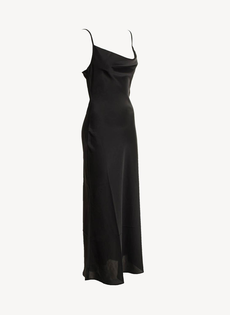 Guess - Robe Longue Fluide - Jet Black A996 - Femme