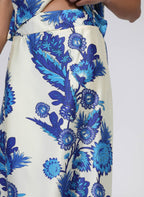 Jupe Midi Robilou Florida Bleu