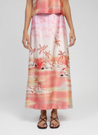 Jupe Midi Robilou Cabana Rose