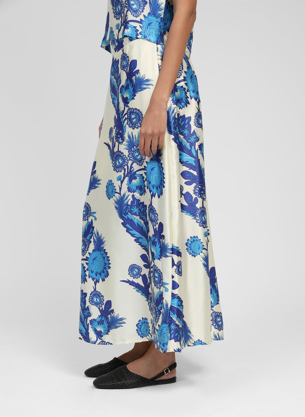 Jupe Midi Robilou Florida Bleu