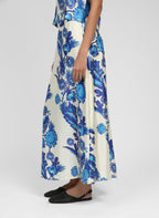 Jupe Midi Robilou Florida Bleu