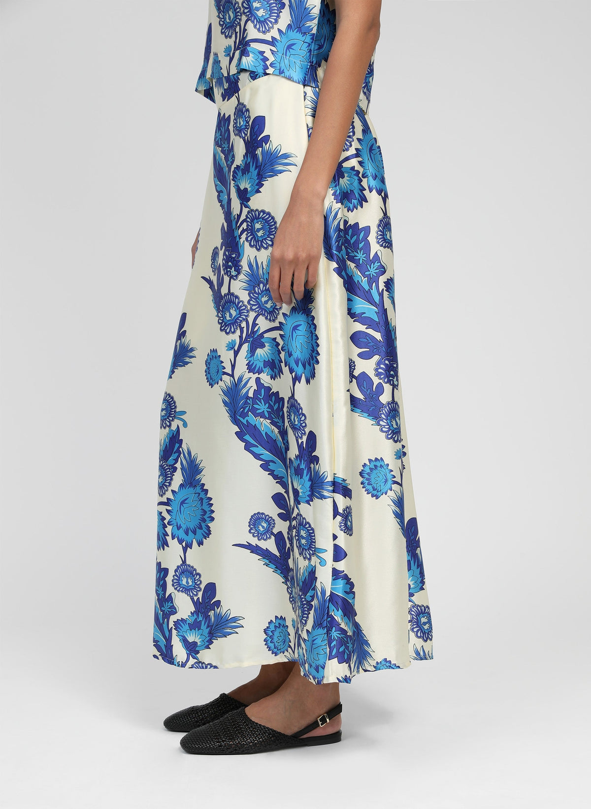Jupe Midi Robilou Florida Bleu