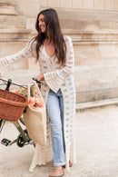 ROBINE Écru - Gilet Crochet