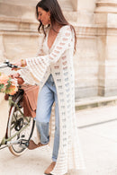 ROBINE Écru - Gilet Crochet