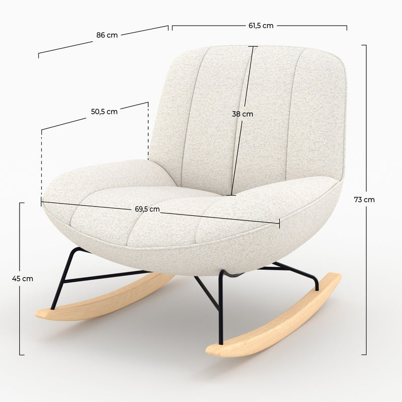 Alvin Armchair - White