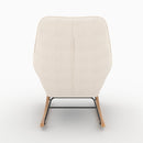 rocking chair shaun en tissu boucle blanc pieds bois_1