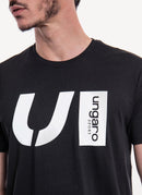 Ungaro Sport - Tee-Shirt Romain - Black - Homme