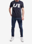 Ungaro Sport - Tee-Shirt Romain - Navy - Homme