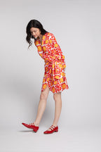 Vestido Romano Sol Rojo