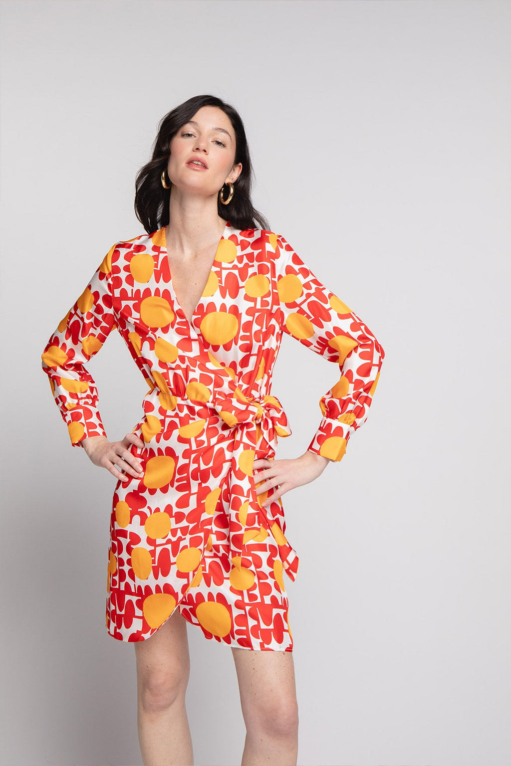 Vestido Romano Sol Rojo