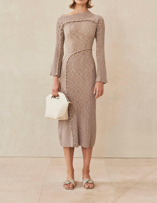 Rosalia Knit Dress - Canyon Tan