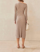 Rosalia Knit Dress - Canyon Tan