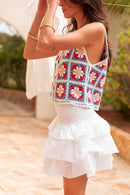 ROSANA Bleu - Gilet Crochet