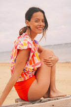 Rose Ettore Polychrome Top