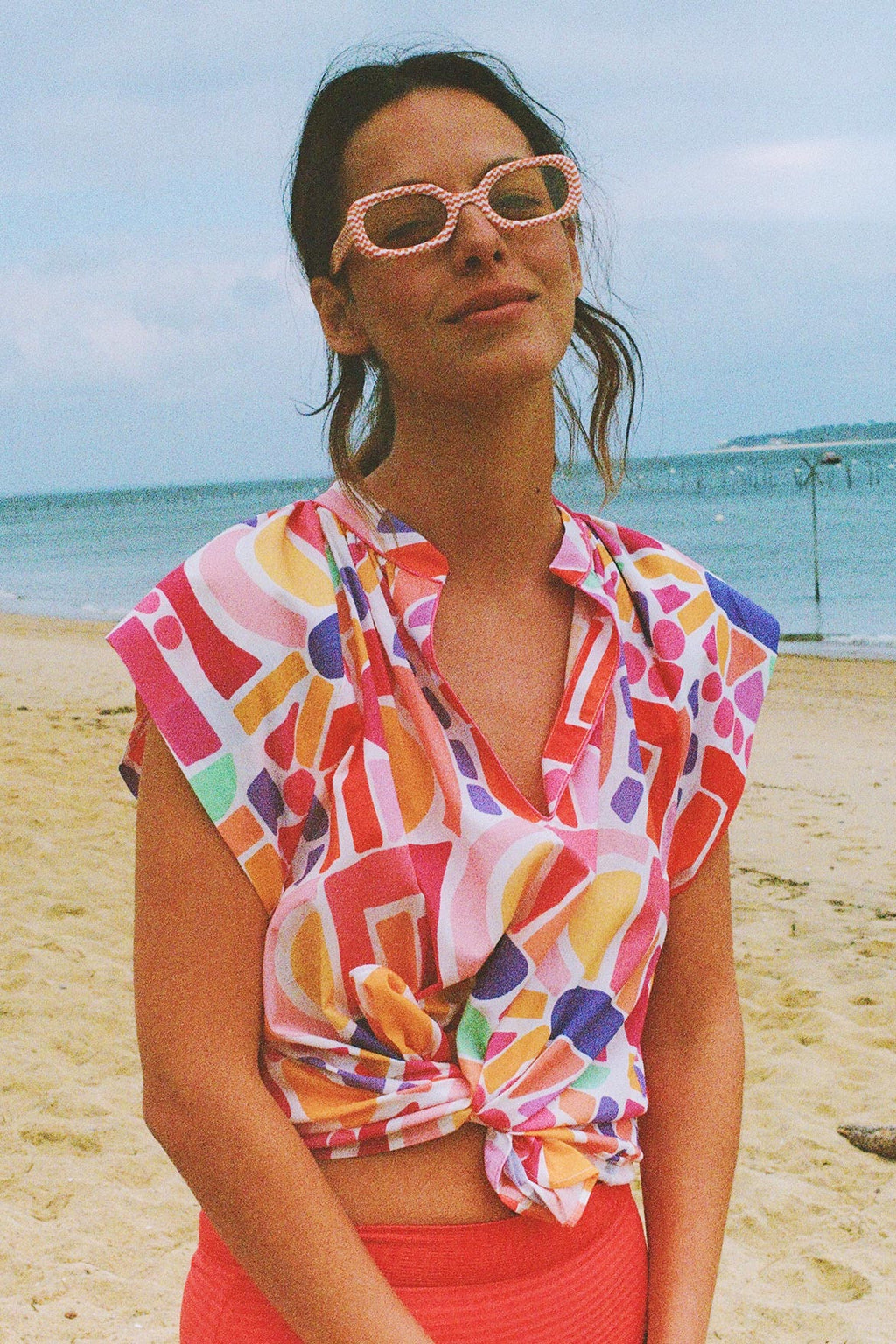 Rose Ettore Polychrome Top