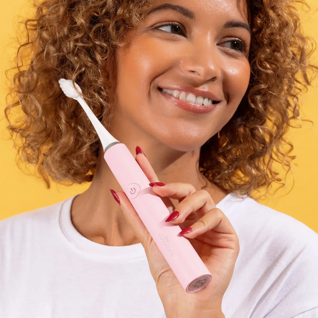 Pink Brush + Case + Support