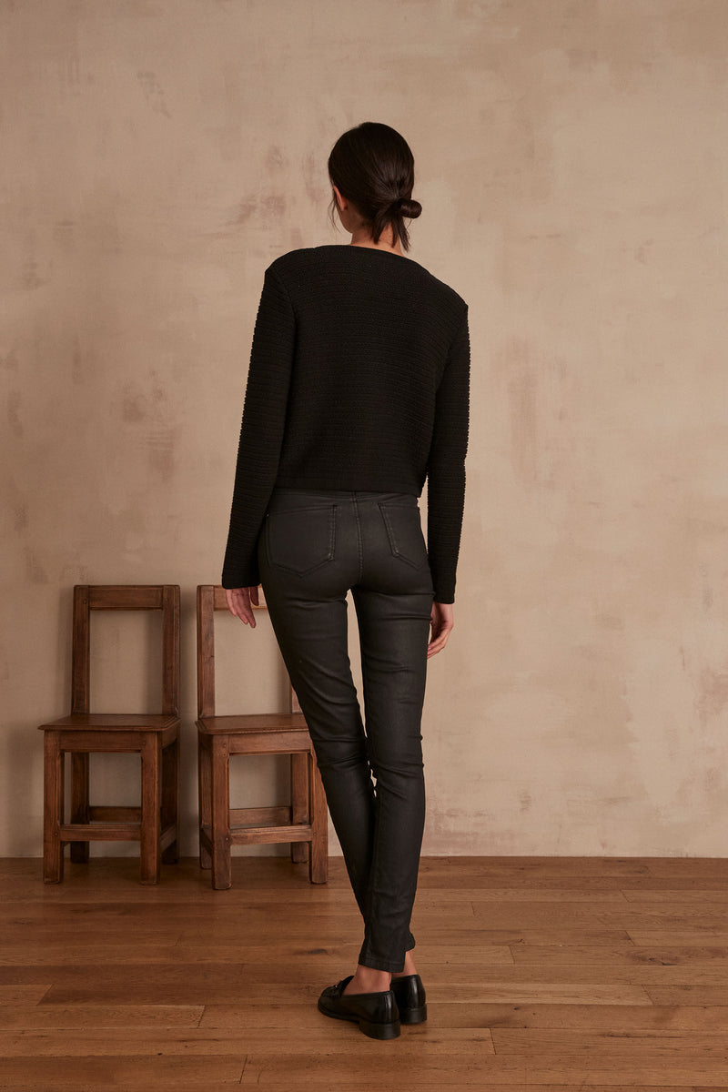 Denim Suzy Coated - Black