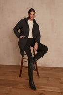 Melissa Puffer Jacket - Black