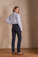 Sonia Straight Fit Denim - Celadon