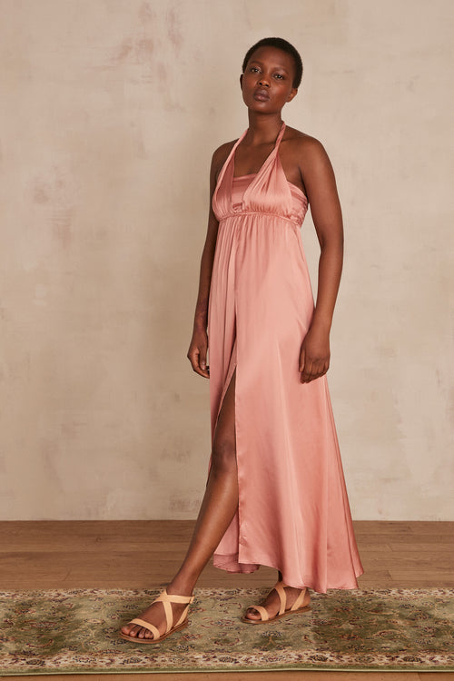 Adriana R Dress - Salmon