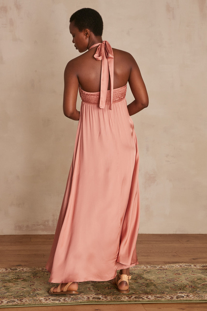Adriana R Dress - Salmon