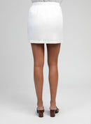 Rowel Ecru Short Skirt