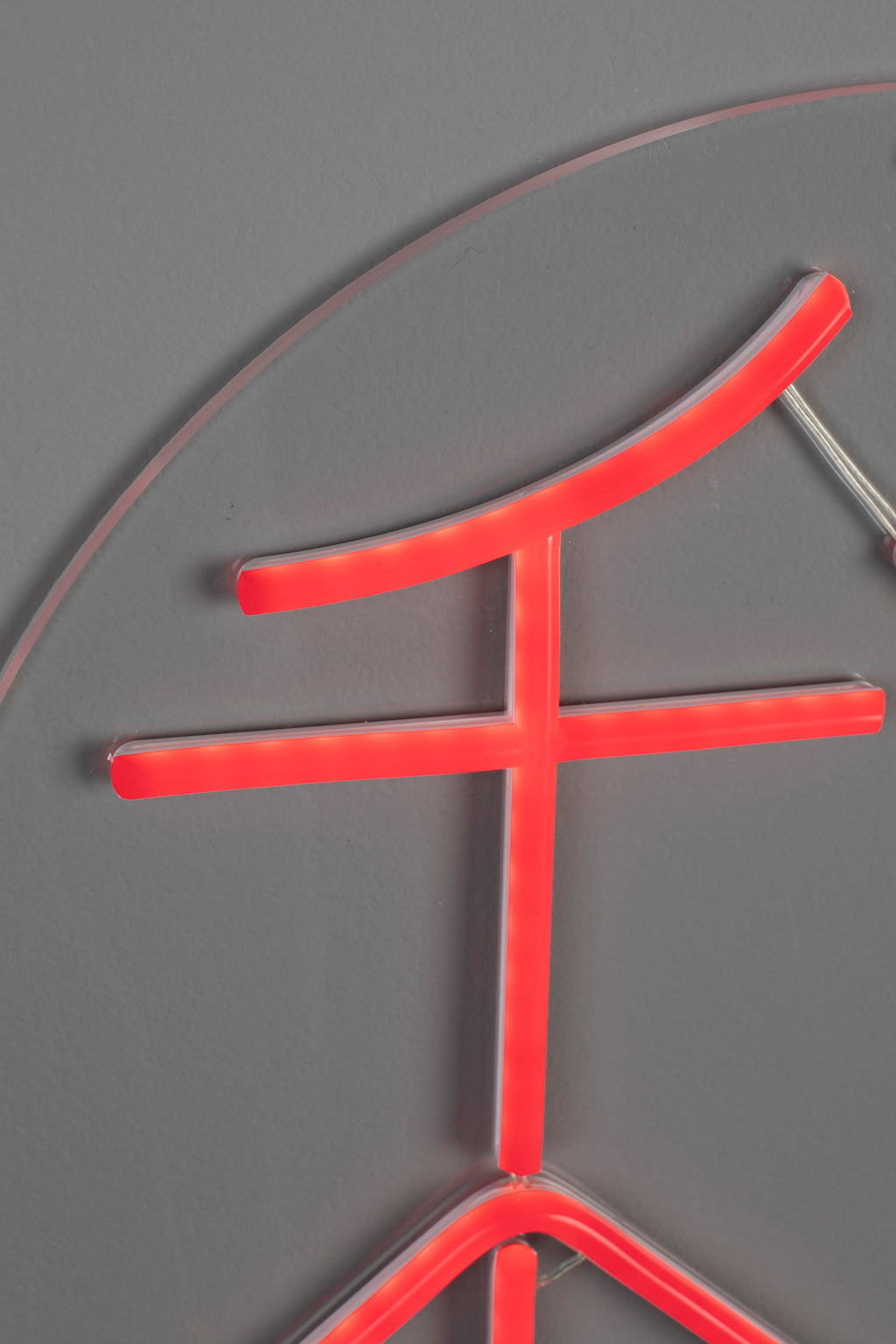 Sya Automne - Neon Wall Lamp - Acrylic - Red/Orange