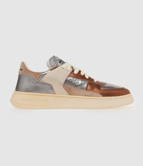 Run Of - Baskets Low Bronze Errant Multicolore - Femme