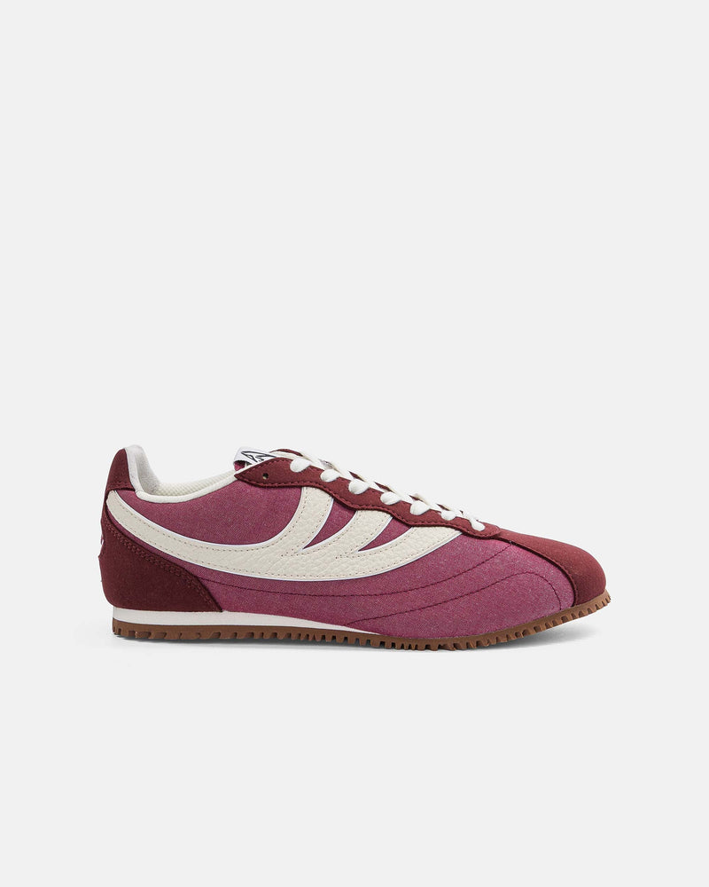 Baskets Rise - Bordeaux & Beige - Mushroom