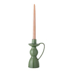 Fija - Lot de 4 Bougeoirs - Vert - Grès