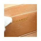 Sac Porté Épaule Chanel Mademoiselle Mini Cuir - Marron