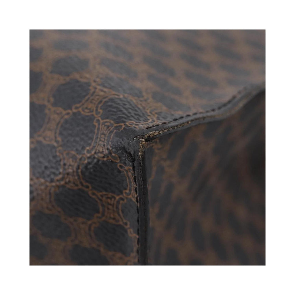 Cabas Celine Vintage Macadam Shopper Large Pvc - Noir