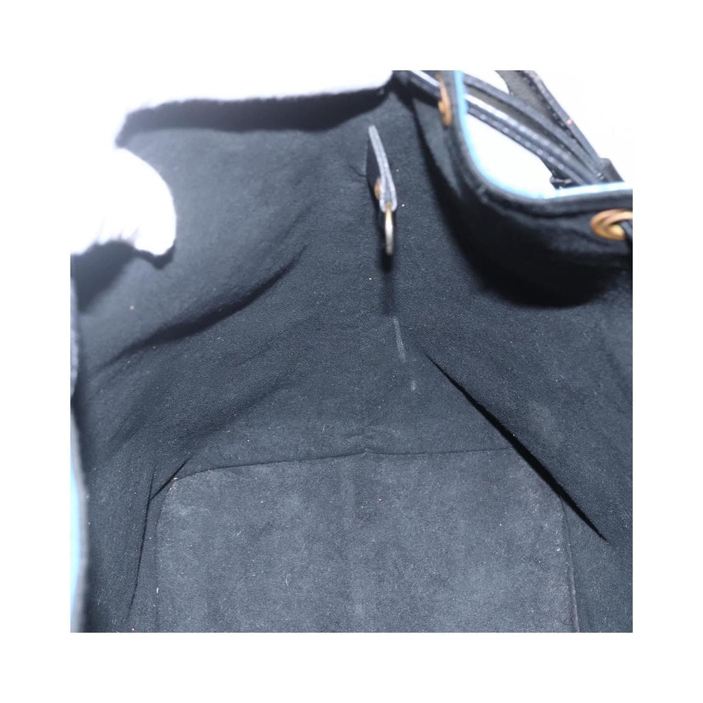 Sac Porté Épaule Louis Vuitton Bicolor Petit Noe Handbag Cuir - Bleu