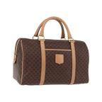 Sac À Main Celine Vintage Macadam Boston Pvc - Marron